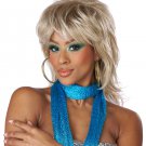 7025-142 Jane Fonda 70's Shaggy Chic Movie Star Adult Wig Blonde/Brown