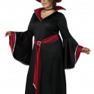 8025-079 Wizard Ruby Red Glamour Witch Adult Costume Plus Size: 1X-Large