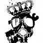 Stenciled Gasmask