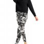 New Jenni Long Sleeve Waffle Pajama Top and pants tie dye  Jogger Set. XS black