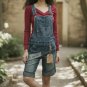 New Hydraulics Y2K  Stretch denim jumper convertible shorts. size 0, 1/2, clearance