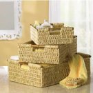 Corn Husk Nesting Baskets