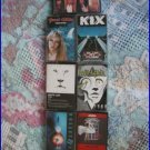 CASSETTES -LOT OF 7 - 80'S HAIR BANDS