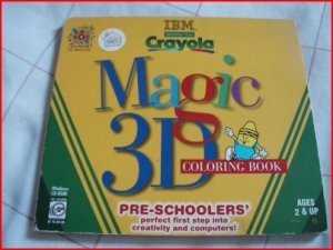 KIDS - CRAYOLA 3D MAGIC COLORING BOOK