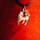 SILVER-TONED UNICORN CHARM ON CORD
