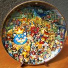 Franklin Mint Plate "Meowdi Gras" by Bill Bell