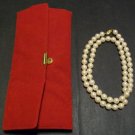 Faux Pearl Necklace with Case (Vintage) Faux Pearl Necklace with Case (Vintage)