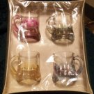 Federal Glassware Gem Tone Shot/Rumpus Set