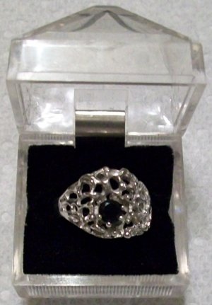 925 Silver Black Onyx Man's Ring (size 10)