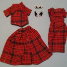 Vintage Barbie "Pattern Dress" 3 Piece Set
