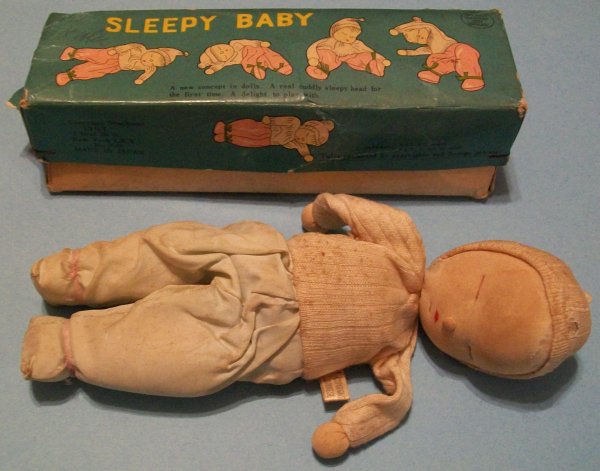 Shackman sleepy baby store doll 1957