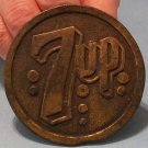 7-Up Belt Buckle (Brass, Vintage)