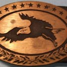 Tech-Ether Guild Inc. Bald Eagle Brass Belt Buckle