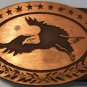 Tech-Ether Guild Inc. Bald Eagle Brass Belt Buckle