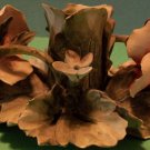 Nuova Capodimonte Flower Candle Holder