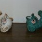 Set of Two Small Vintage Porcelain Fish