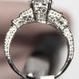 Engagement Ring 5 Stone 2.5 CT CZ STERLING SILVER Sz 8