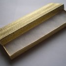 10 Pack Gold Foil Cotton Filled Jewelry Gift Boxes 8 x 2 x 1 Inch Size G-82