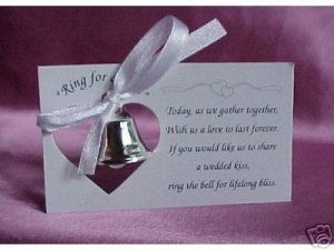 Silver Wedding Mini Bell Decoration Favors (set of 50)