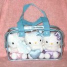 Hello Kitty 3 Angels in zippered plastic case NEW
