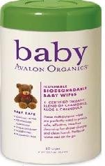 Flushable Biodegradable Baby Wipes