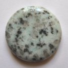 Kiwi Jasper 45mm Disc Pendant Bead