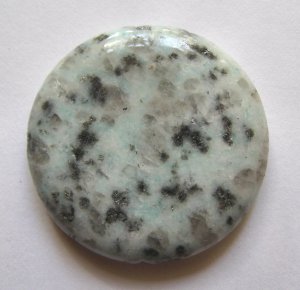 Kiwi Jasper 45mm Disc Pendant Bead