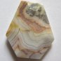 Crazy Lace Agate 33x28 Wild Cut Pendant Bead