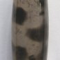 Black Agate 54x15 Tube Pendant Bead