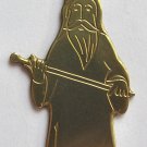 Vintage Brass Wizard Pendant