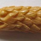 Carved Bone 42x15 Eagle Head Pendant Bead