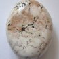 White Turquoise Magnesite 40x31 Oval Pendant Bead