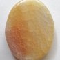 Crab Fire Agate 40x31 Oval Pendant Bead