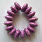 16 Purple Turquoise Magnesite10x5 Saucer Beads