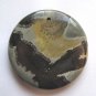 Nature's Paintbrush Jasper 38mm Disc Pendant Bead