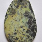 Yellow Turquoise 50x33 Freeform Pendant Bead