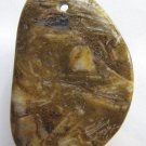 Madagascar Agate 45x29 Freeform Pendant Bead