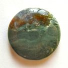 Ocean Jasper 30mm Disc Pendant Bead