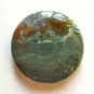 Ocean Jasper 30mm Disc Pendant Bead