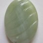 Amazonite 35x25 Carved Oval Pendant Bead