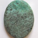 African Turquoise 45x34 Oval Pendant Bead