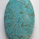 Turquoise 55x35 Oval Pendant Bead