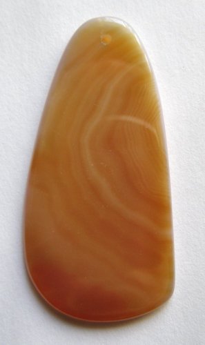 Carnelian Agate 60x32 Freeform Pendant Bead