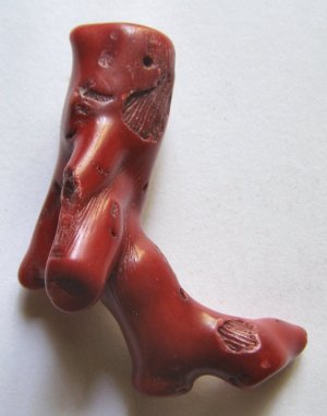 Coral Branch 63x47 Pendant Bead