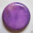 Orchid Jasper 40mm Disc Pendant Bead