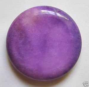 Orchid Jasper 40mm Disc Pendant Bead