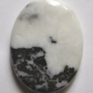 Mexican Zebra Jasper 40x30 Oval Pendant Bead