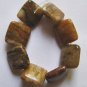 8 Tiger Jasper 12x12 Square Beads