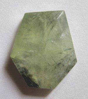 Prehnite 28x24 Wild Cut Pendant Bead
