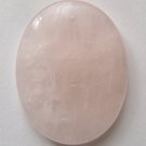 Rose Quartz 45x35 Oval Pendant Bead